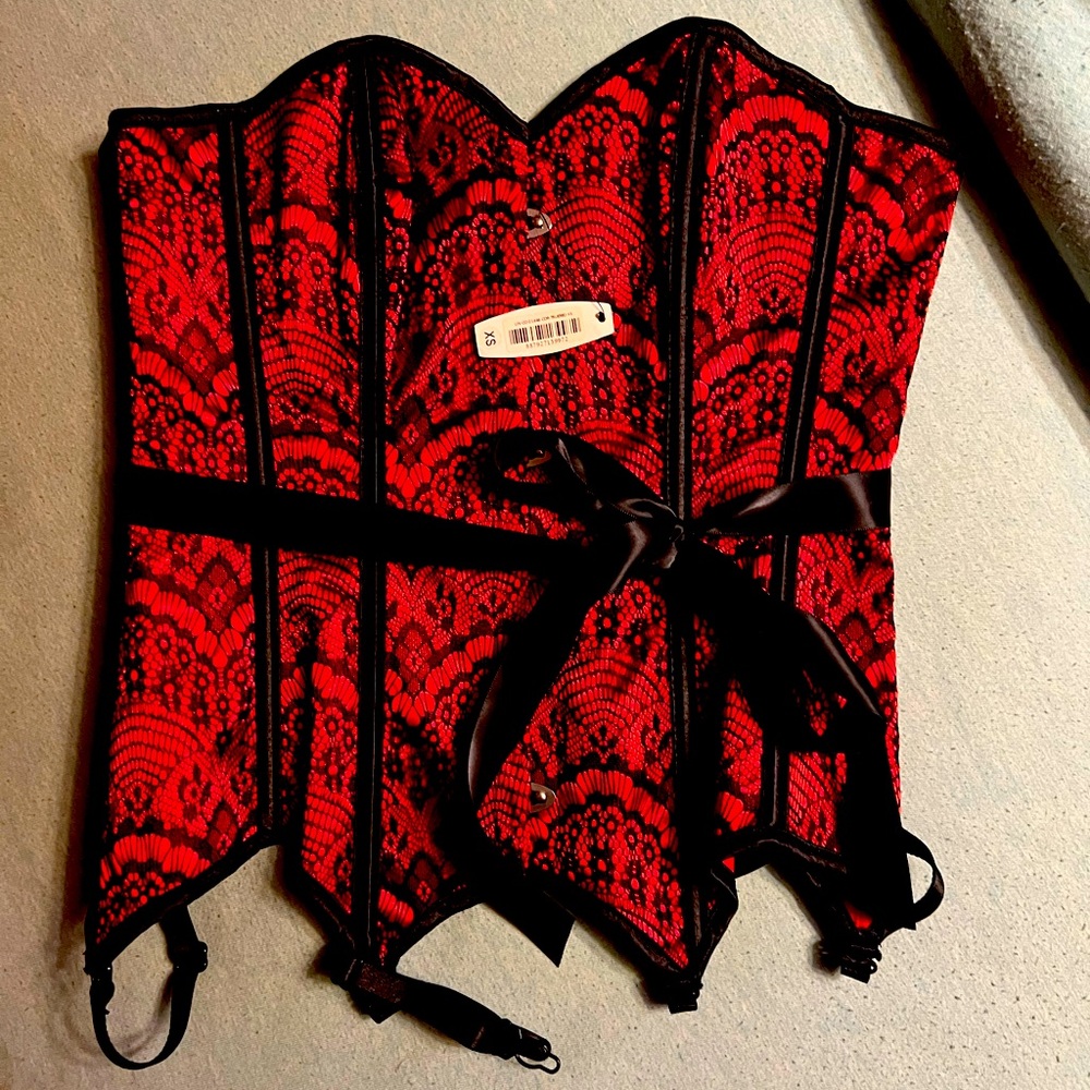 AdoreMe XS boned corset top brand new